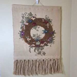 Vintage Large Wall Tapestry Decor Boho Hanging Art ICA Style Cottagecore 1992